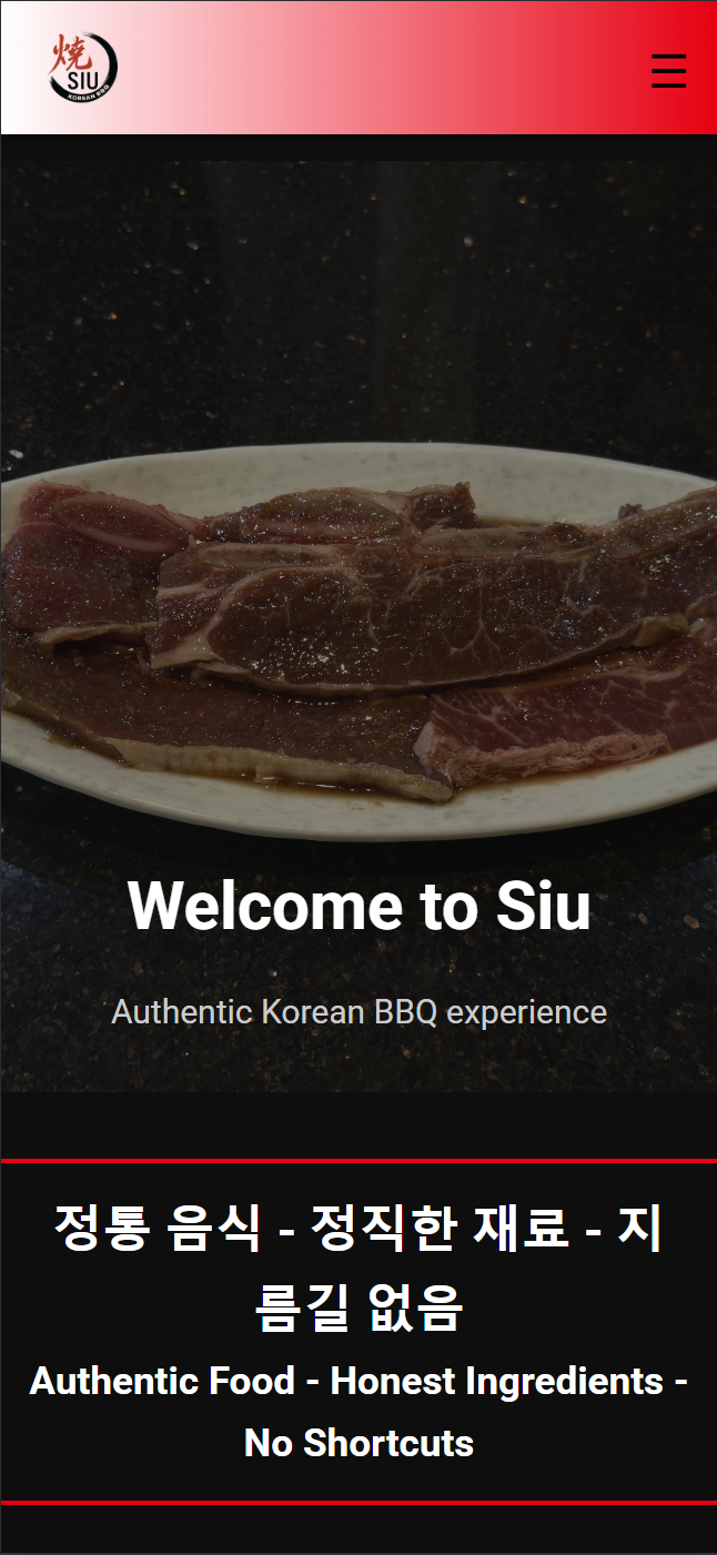 Siu Website Homepage